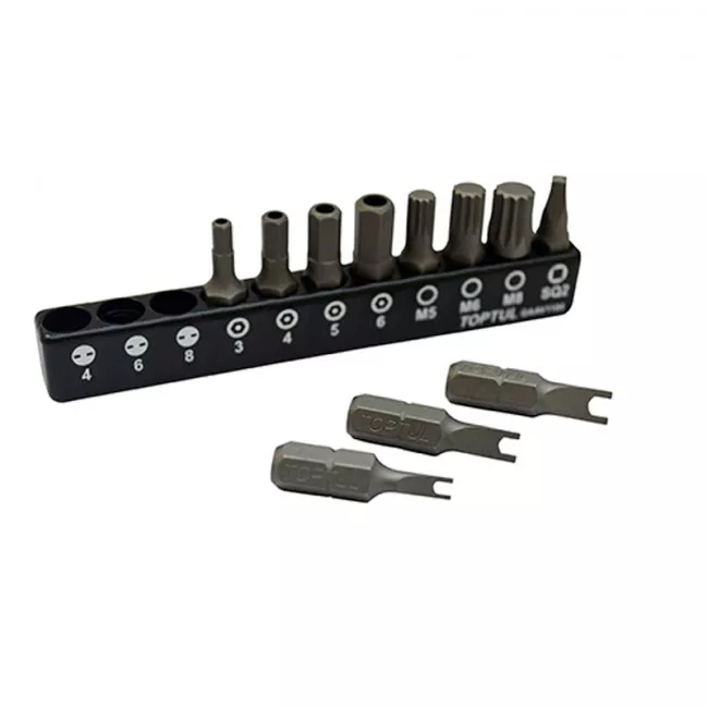 Набір біт TOPTUL 1/4" 11од. (GAAV1104)