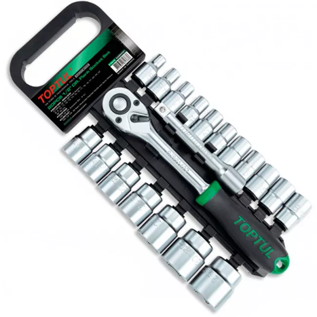 Набор инструмента TOPTUL 1/2" 20ед. 8-32мм (GABB2001)