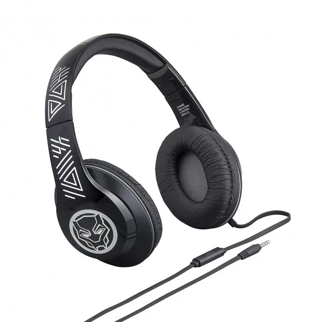 Наушники eKids/iHome, MARVEL, Black Panther, Mic (VI-M40BP.FXV8M)