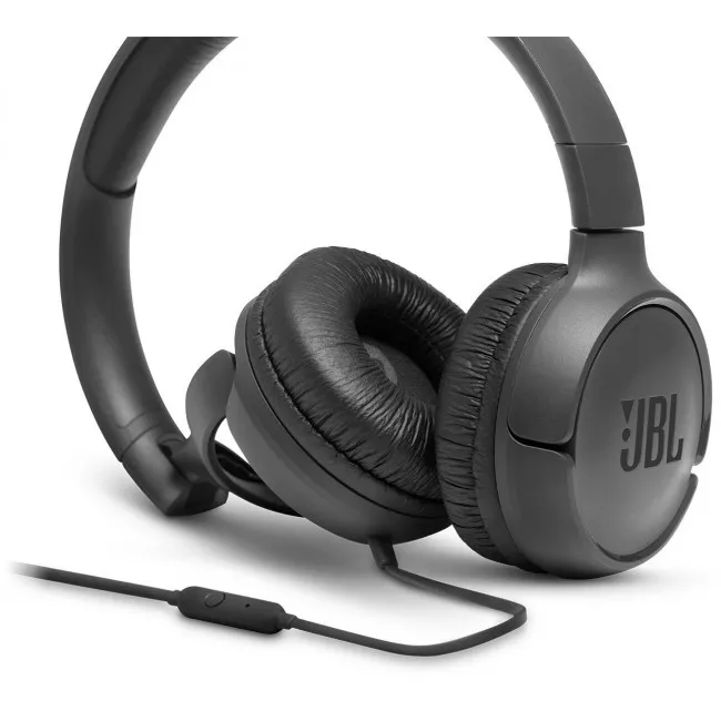Наушники JBL T500 Mic Black (JBLT500BLK)
