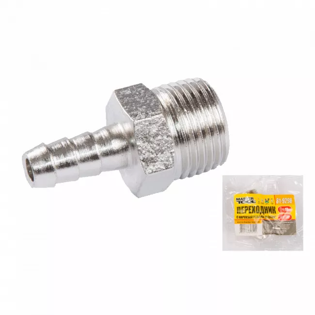 Перехідник з НР 1/2" на "ялинку" 10 мм MASTER TOOL (81-9298)