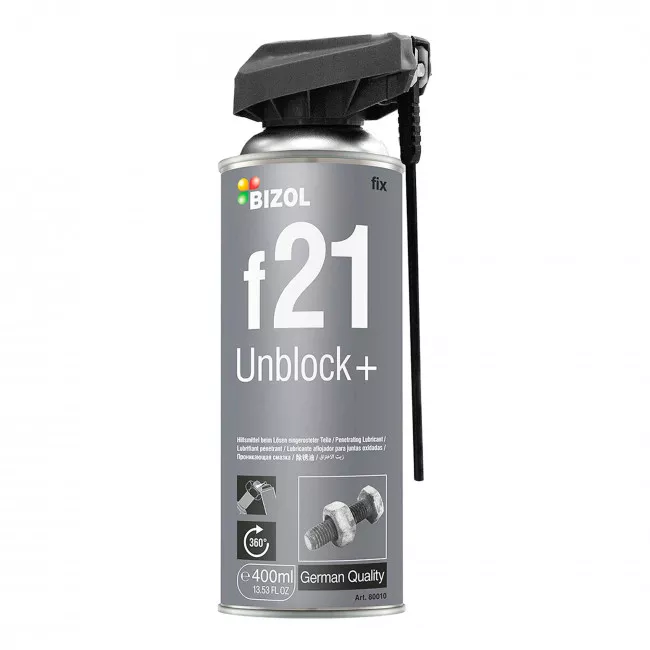 Смазка BIZOL MoS2 Unblock+ f21 400мл (B80010)
