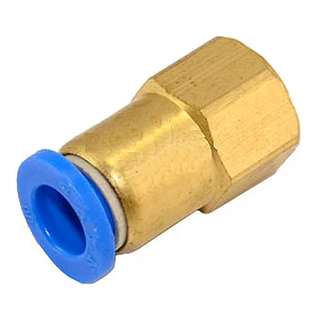 Соединение цанговое AIRKRAFT для полиуретановых шлангов PU/PR 6мм X1/4" (SPCF06-02)