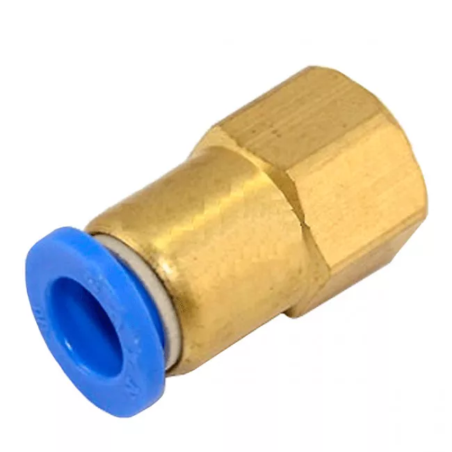 Соединение цанговое AIRKRAFT для полиуретановых шлангов PU/PR 12мм X1/4" (SPCF12-02)
