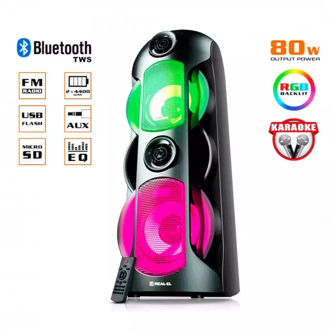 Акустическая система REAL-EL X-787 Black (EL121600008)
