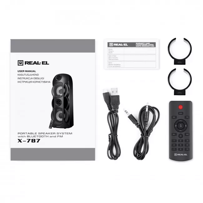 Акустическая система REAL-EL X-787 Black (EL121600008)