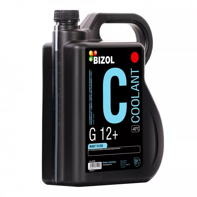 Антифриз BIZOL Frostschutz G12+ -80°C красный 5л (B81431) Антифриз BIZOL Frostschutz G12+ -80°C красный 5л (B81431)