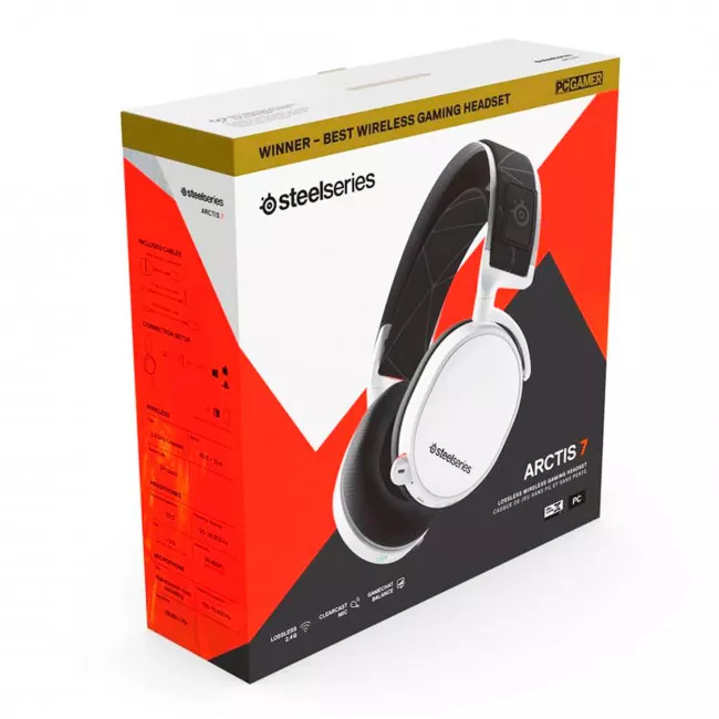 Гарнитура SteelSeries Arctis 7 2019 Edition White (61508)