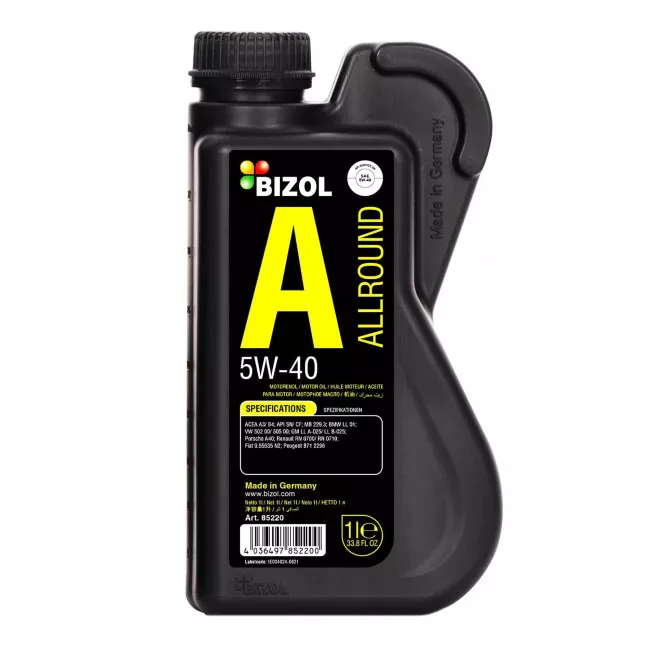 Моторное масло BIZOL Allround 5W-40 1л (B85220)