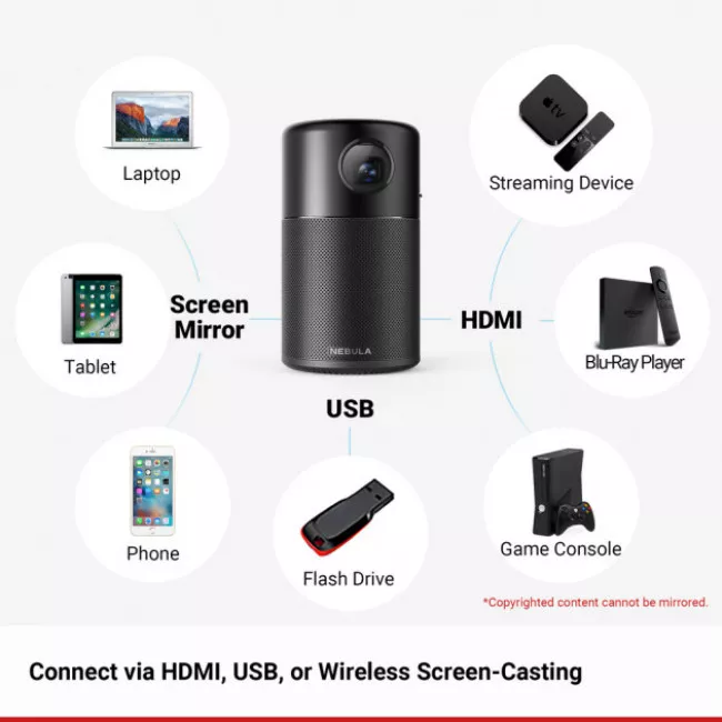 Портативна акустика ANKER Nebula Capsule Pro Чорний