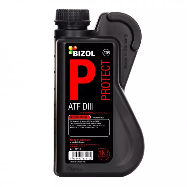 Трансмиссионное масло BIZOL Protect ATF DIII 1л (В87110) Трансмиссионное масло BIZOL Protect ATF DIII 1л (В87110)