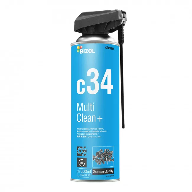 Універсальний очищувач BIZOL Multi Clean+ c34 500мл (B80012) Універсальний очищувач BIZOL Multi Clean+ c34 500мл (B80012)