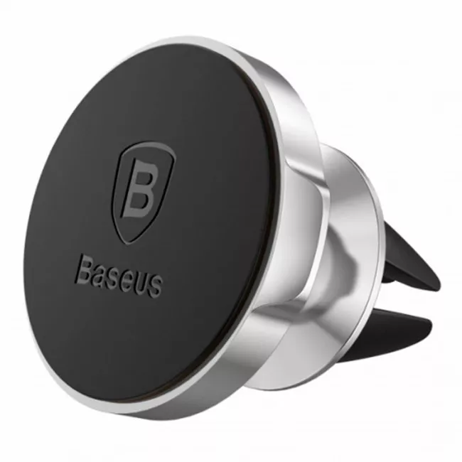 Утримувач автомобільний Baseus Small Ears Series Magnetic Bracket Leather Air Outlet Type (180510001)