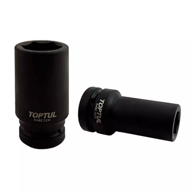 Головка торцевая ударная 1" длинная 41мм TOPTUL (KABE3241)