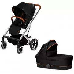 Коляска Cybex Balios S 2в1 Denim / Lavastone Black black PU1 (519002659)