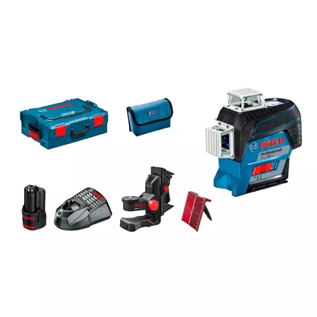 Лазерный нивелир BOSCH GLL 3-80 C + BM 1 (12 V) + L-Boxx (0.601.063.R02)