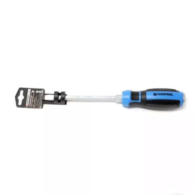 Отвертка магнитная Forsage SL8х200мм F-7132008 (28123) Отвертка магнитная Forsage SL8х200мм F-7132008 (28123)