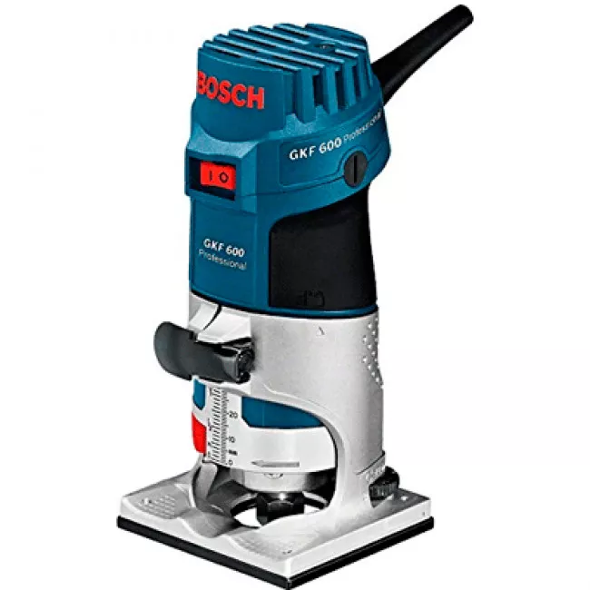 Фрезер Bosch GKF 600, 600Вт, 33000 об/мин, патрон 6/8 мм, 0.89 кг (0.601.60A.100)