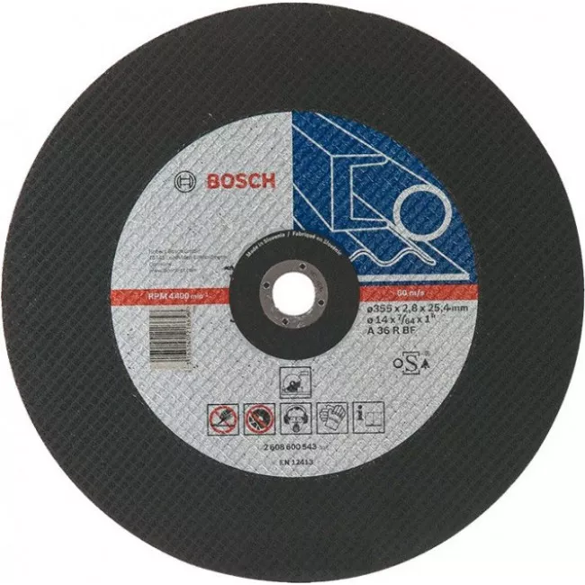 Круг отрезной Bosch Expert for Metal прямой 355×2,8 мм (2608600543) Круг отрезной Bosch Expert for Metal прямой 355×2,8 мм (2608600543)