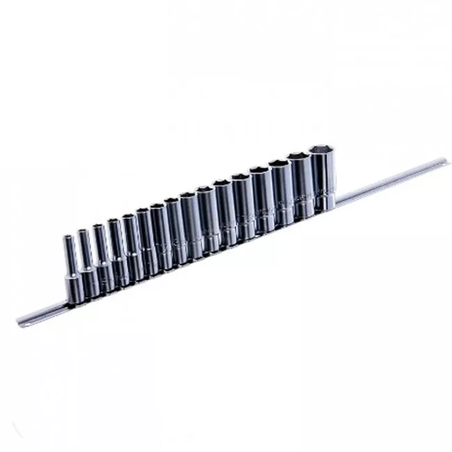 Набор головок длинных TOPTUL 3/8" 16ед. на планке (GAAQ1202U)