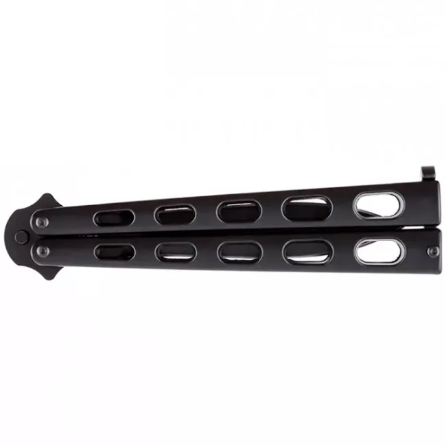 Нож бабочка, балисонг Skif Covert Double Edge (длина: 230мм, лезвие: 105мм), черный (224-1021)