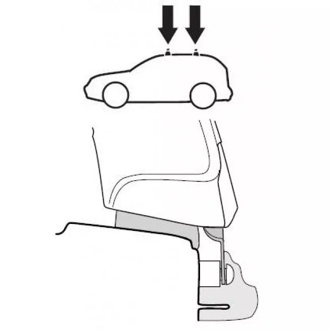 Монтажный комплект Thule  для BMW X5 (E53) 2000-2007 (1206)