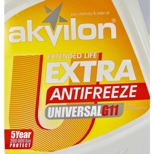 Антифриз Akvilon G11 синій 4,3л (AKVILONANTEXTYEL43KG)