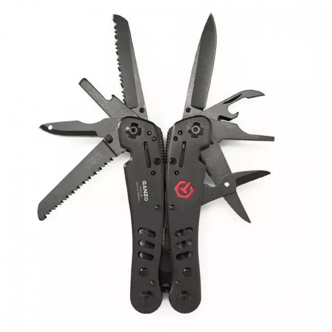 Багатофункціональний інструмент, мультитул Ganzo G302, чорний (16-1019-black)