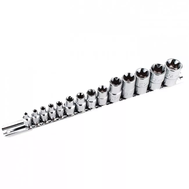 Набір головок TOPTUL 1/4 ", 3/8", 1/2 "4-24мм 14од. (GAAR1402)