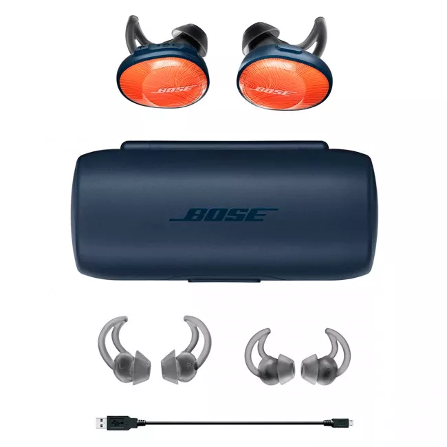 Навушники Bose SoundSport Free Wireless Headphones, Orange/Blue (774373-0030)