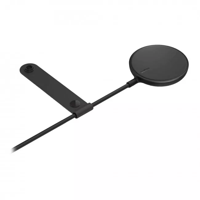Беспроводное зарядное устройство Belkin Magnetic Portable iPhone Wireless Charger Black (WIA005BTBK)