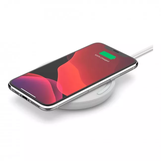 Беспроводное зарядное устройство Belkin Pad Wireless Charging Qi White (WIA001VFWH)