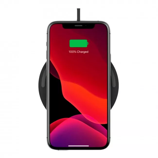 Беспроводное зарядное устройство Belkin Pad Wireless Charging Qi no PSU Black (WIA001BTBK)