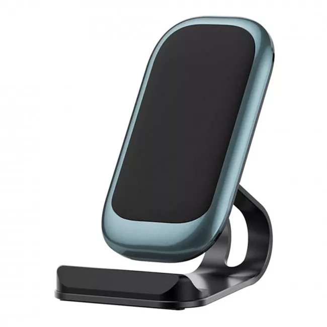 Беспроводное зарядное устройство ColorWay Wireless Stand 10W Blue (CW-CHW30Q-BL)