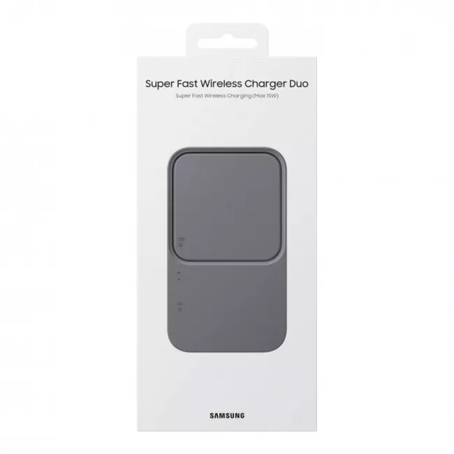 Беспроводное зарядное устройство SAMSUNG 15W Wireless Charger Duo (with TA) White (EP-P5400TWRGRU)