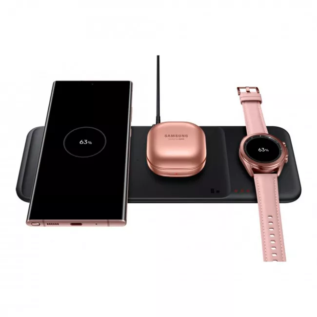 Беспроводное зарядное устройство SAMSUNG Wireless Charger 3 slots Black (EP-P6300TBRGRU)