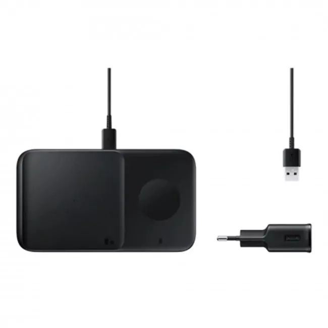 Беспроводное зарядное устройство SAMSUNG Wireless Charger Duo (with TA) Black (EP-P4300TBRGRU)