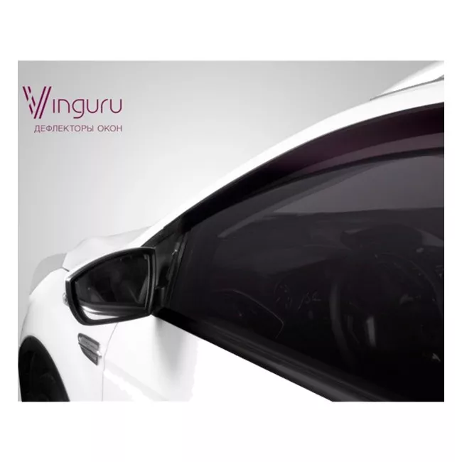 Дефлекторы окон Vinguru Chevrolet Cruze 2012- хб накладные скотч к-т 4 шт., материал литьевой полика