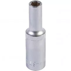 Насадка торцевая MASTER TOOL 6-гранная удлиненная 1/2", 9 мм. CRV (78-0509)