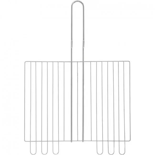 Решітка для грилю подвійна GRILL ME BQ-020 (30х26х6см), хромована (146-1003)