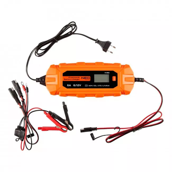Зарядное устройство Neo Tools 6А/100Вт (11-892)