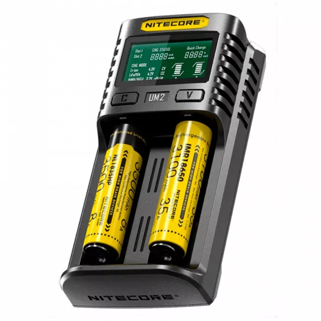 Інтелектуальний двоканальний зарядний пристрій Nitecore UM2 (6-1339_2)