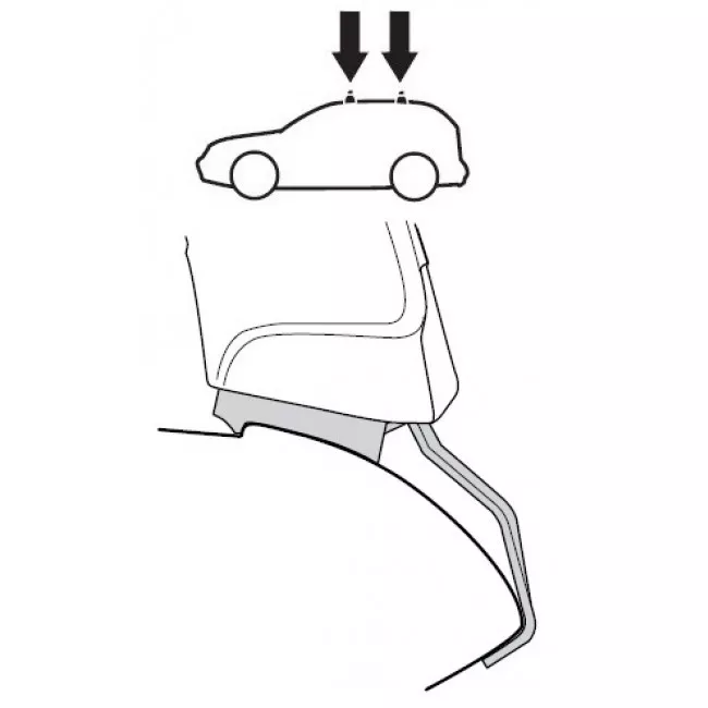 Монтажный комплект Thule для Kia Sportage (mkIII) 2010-2015 (1640)