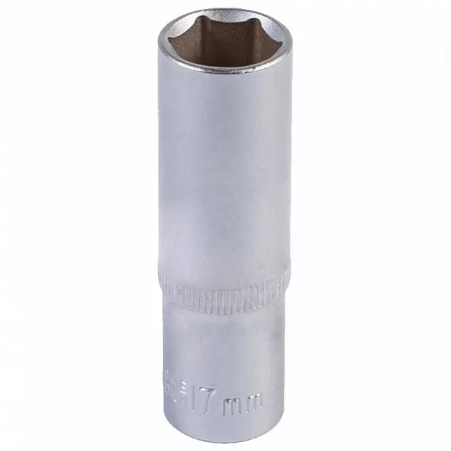 Насадка торцевая MASTER TOOL 6-гранная удлиненная 1/2", 17 мм. CRV (78-0517) Насадка торцевая MASTER TOOL 6-гранная удлиненная 1/2", 17 мм. CRV (78-0517)