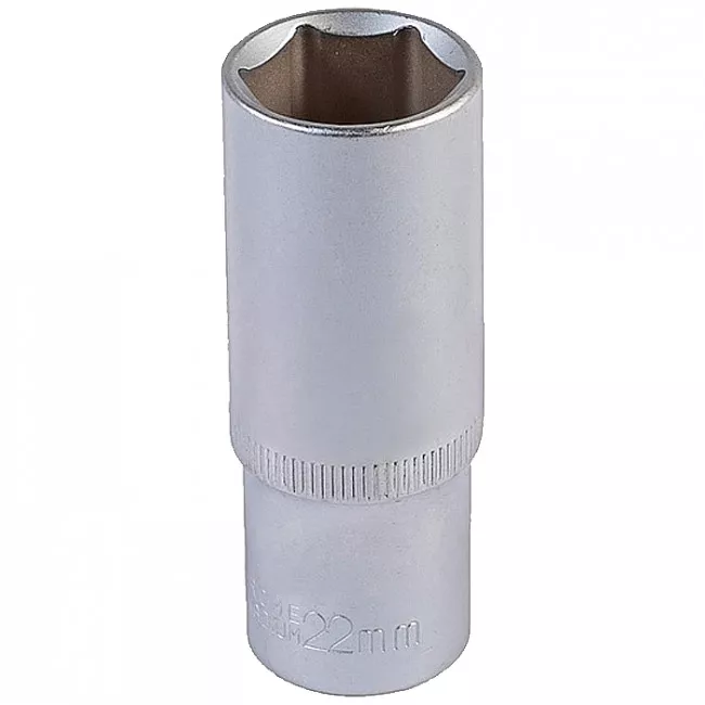 Насадка торцевая MASTER TOOL 6-гранная удлиненная 1/2", 22 мм. CRV (78-0522) Насадка торцевая MASTER TOOL 6-гранная удлиненная 1/2", 22 мм. CRV (78-0522)