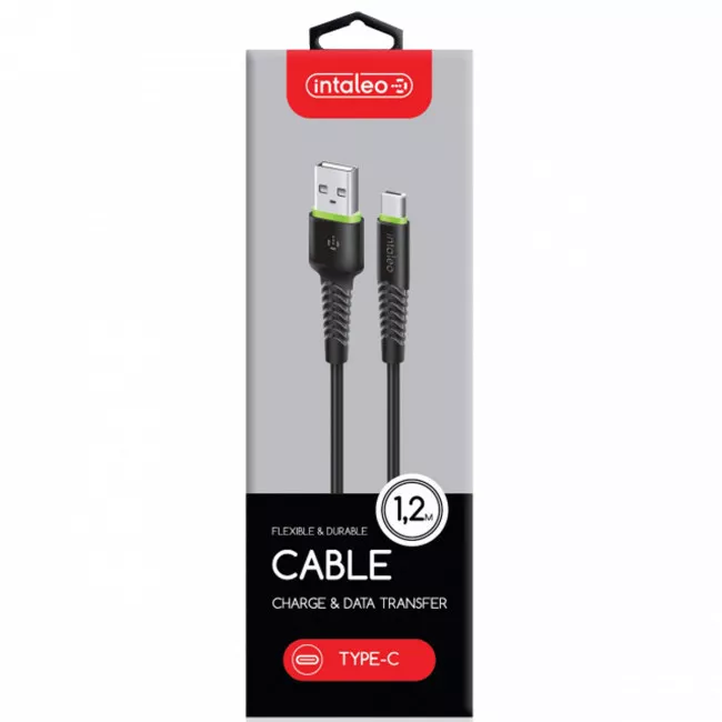 Кабель синхронизации INTALEO CBFLEXT1 Type-C 1,2м (черний) (487484)