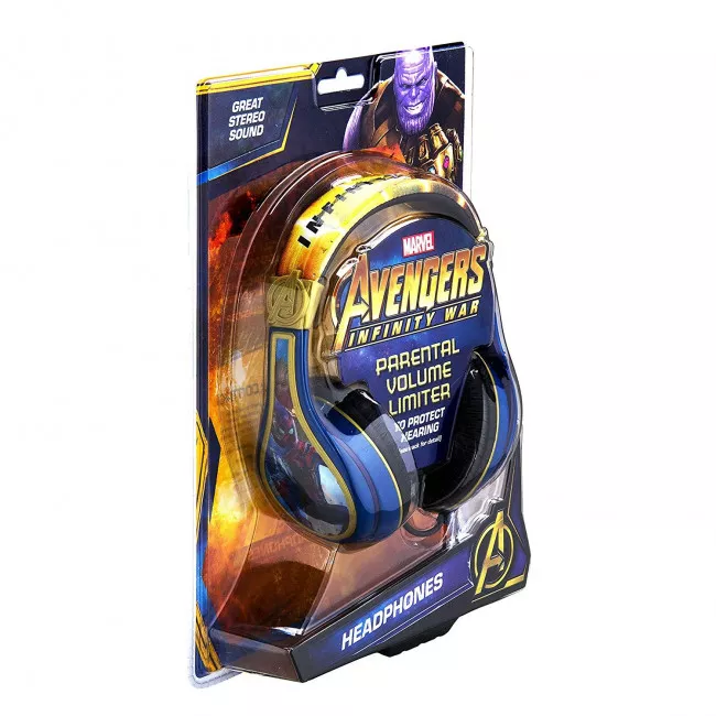 Наушники eKids, MARVEL, Avengers Infinity War, Kid-friendly volume (AV-140.EXV8M)