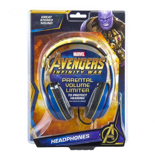 Наушники eKids, MARVEL, Avengers Infinity War, Kid-friendly volume (AV-140.EXV8M)