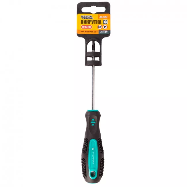Викрутка MASTER TOOL TORX TT15*100 (49-0151)