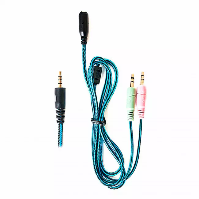 Гарнітура REAL-EL GDX-7500 Black/Blue (EL124100015)